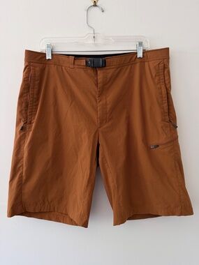 Montbell O.D. Shorts Pockets Lightweight Snap Zip fly with Buckle Hiking Outdoor
